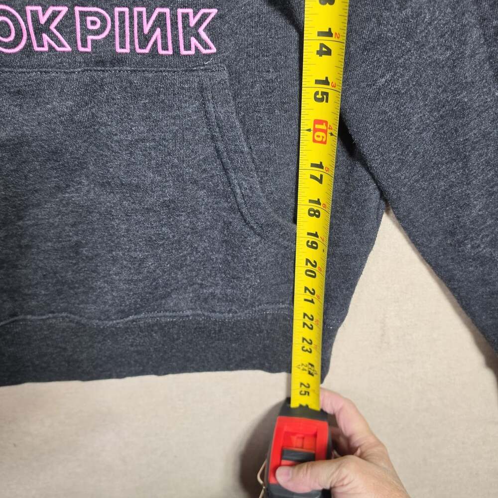 BLACKPINK Black Hoodie Womens Size Small K-pop Group - Picture 3 of 8